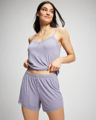 Pointelle Pajama Short - LAVENDER CLOUD | Soma on sale