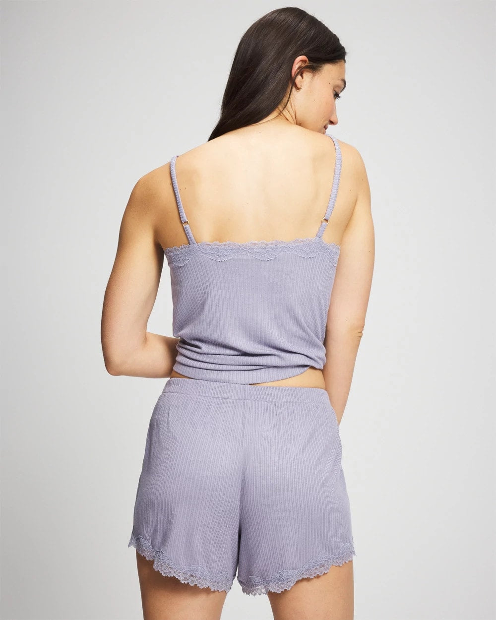 Pointelle Pajama Short - LAVENDER CLOUD | Soma on sale