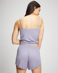 Pointelle Pajama Short - LAVENDER CLOUD | Soma on sale
