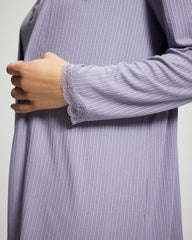 Pointelle Pajama Cardi - LAVENDER CLOUD | Soma Online
