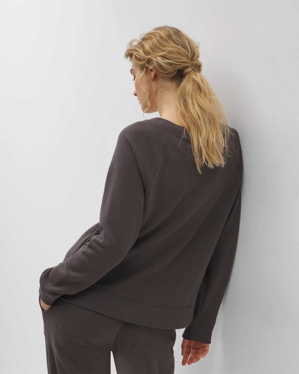 V-Neck Sweatshirt - GALAXY GRAY | Soma sale
