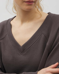 V-Neck Sweatshirt - GALAXY GRAY | Soma sale