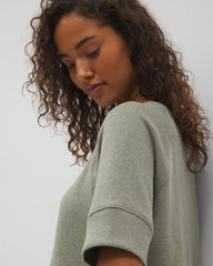 Cotton Terry Dolman Top - HEATHER HIGHLANDS | Soma Online