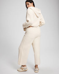 Cable Knit Plush Ankle Pant - PARCHMENT | Soma sale