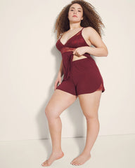 Lace Trim Pajama Shorts - VERMILLION | Soma on sale