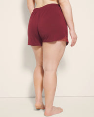 Lace Trim Pajama Shorts - VERMILLION | Soma on sale