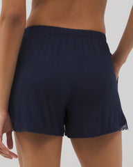 Lace Trim Pajama Shorts - NIGHTFALL NAVY | Soma sale