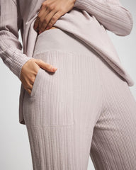 Premier Knit Rib Straight Leg Pant - GRAY GLASS | Soma discount