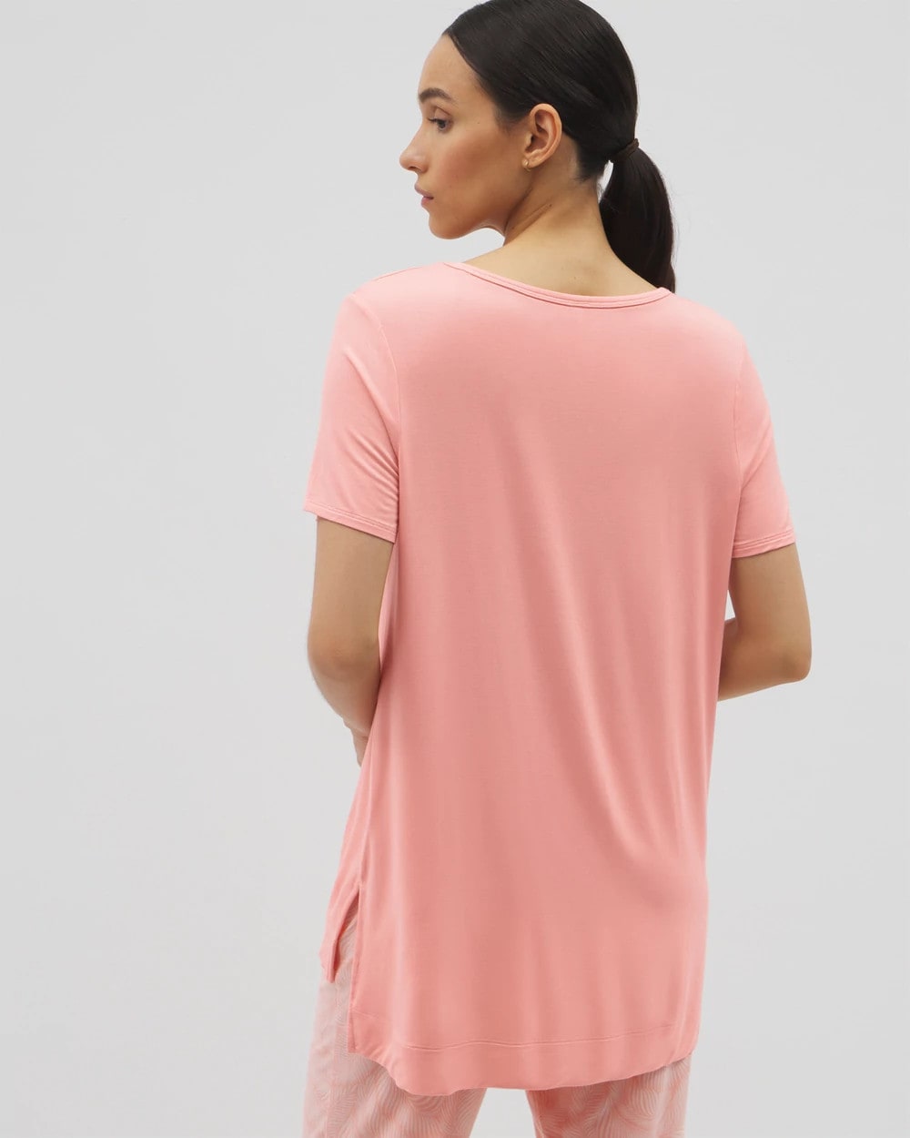 Short Sleeve Pajama Tunic Tee - PALOMA GLOW | Soma Online