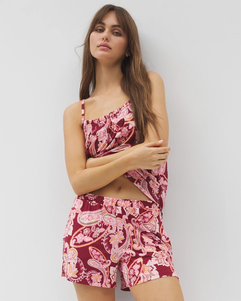 Pajama Shorts - KASHMIR PAISLEY KISS | Soma on sale