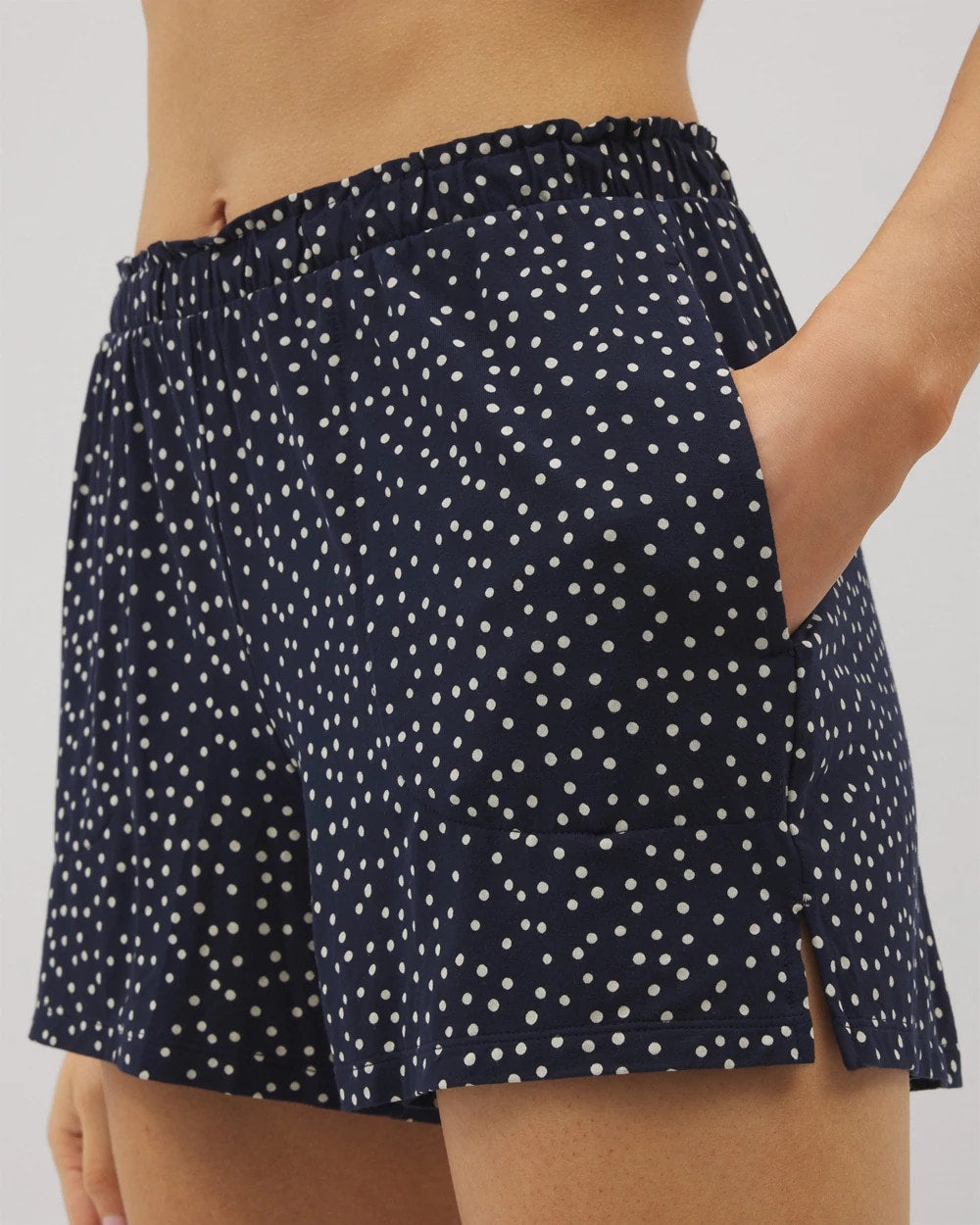 Pajama Shorts - DOT OBSESSED NAVY | Soma sale