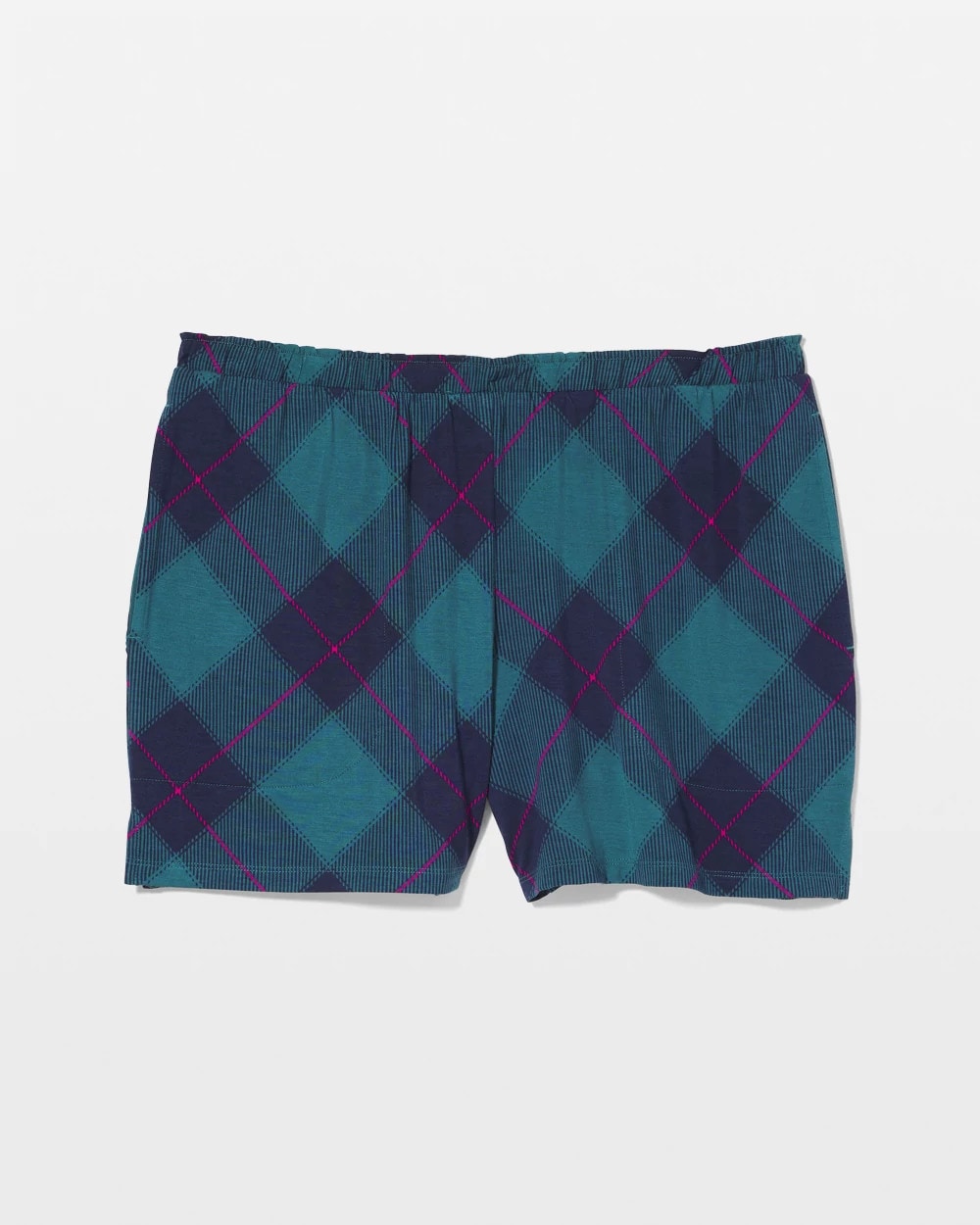 Pajama Shorts - BUNDLE UP PLAID BIAS TEAL | Soma discount