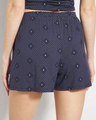 Pajama Shorts - SHINE ON DOT NAVY | Soma Online