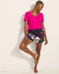 Pajama Shorts - FLEUR EVER DRAMA NAVY | Soma outlet