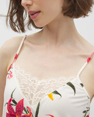 Lace Trim Pajama Cami - LE TIGRE FLORA CHAMPAGNE | Soma for sale