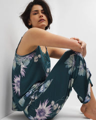 Lace Trim Pajama Cami - HAVEN BOTANICAL DARK SEA | Soma sale