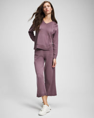 Cotton Sweater Crop Pant - PURPLE FLINT | Soma discount