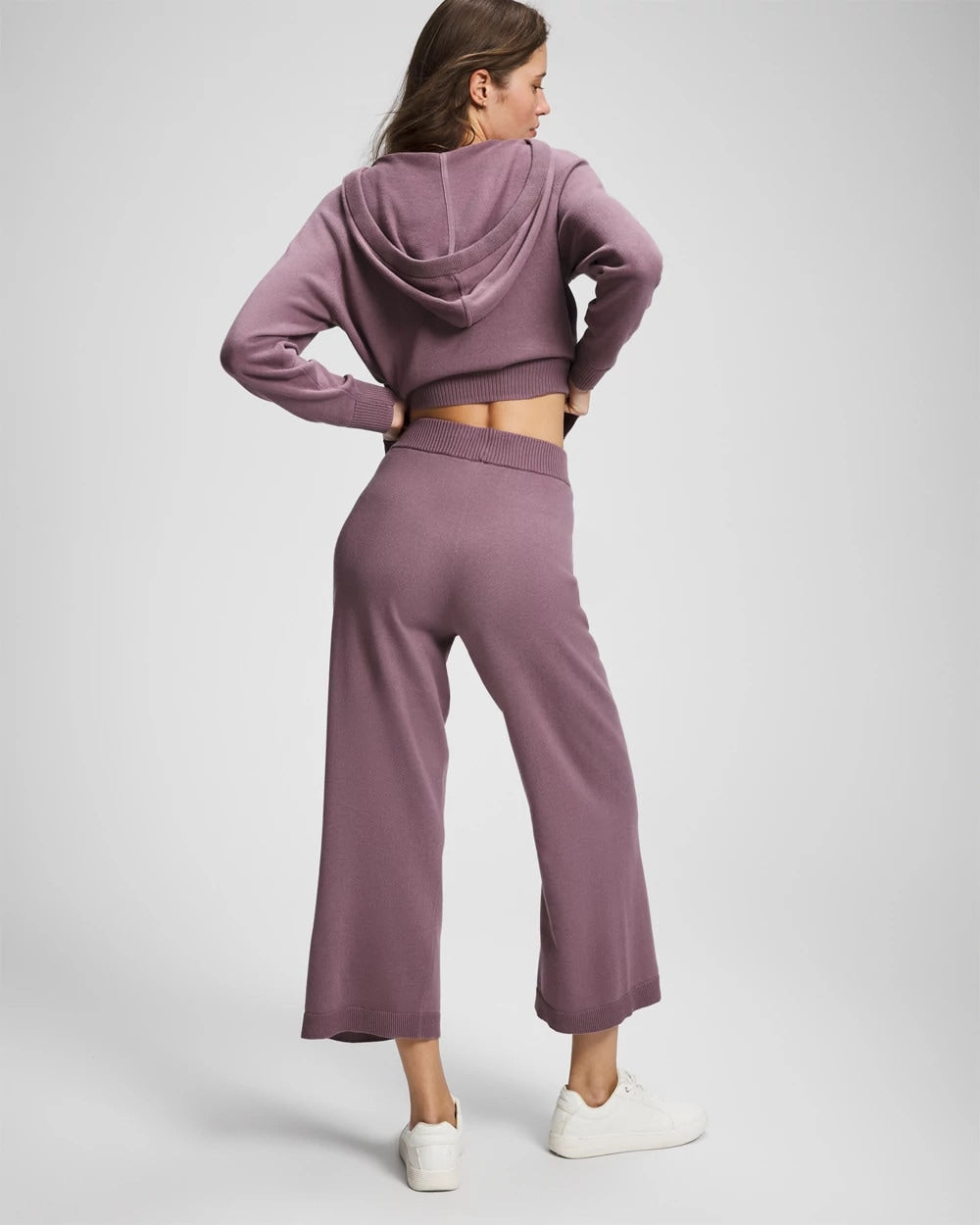 Cotton Sweater Crop Pant - PURPLE FLINT | Soma discount