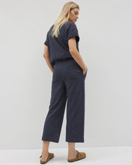Wide Leg Crop Pant - HEATHER ECLIPSE | Soma sale