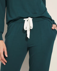 Banded Ankle Pajama Pant - DEEP TEAL | Soma discount