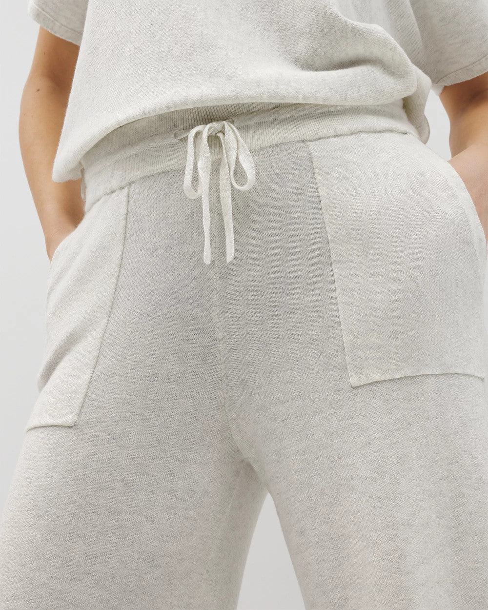 Sweater Wide-Leg Crop Pant - HEATHER CRYSTAL | Soma near me
