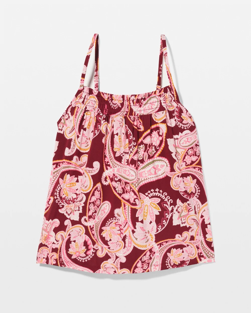 Smocked Pajama Cami - KASHMIR PAISLEY KISS | Soma near me