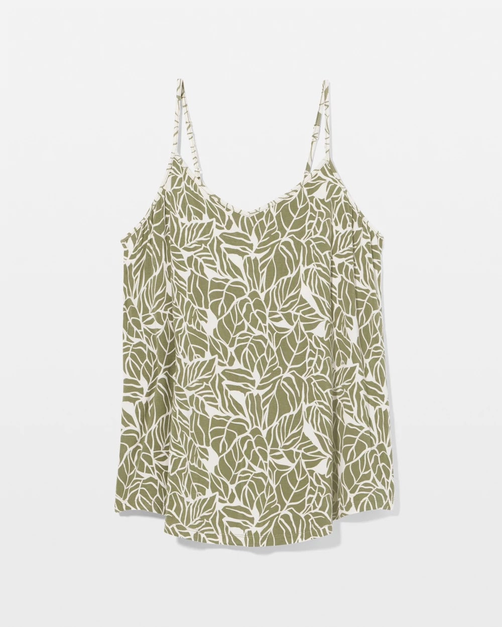 V-Neck Pajama Cami - PALMTASTIC VETIVER/CHAMP | Soma outlet