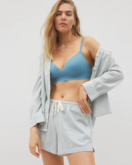 Printed Pajama Short - BLUE HEAVEN STRIPE | Soma on sale