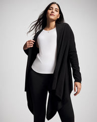 Sweater Travel Wrap - BLACK | Soma discount