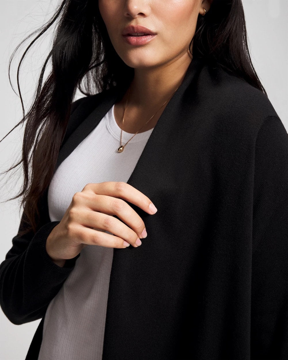 Sweater Travel Wrap - BLACK | Soma discount