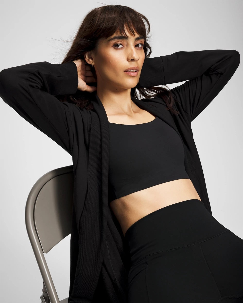Ultrasoft Fleece Cardigan - BLACK | Soma for sale