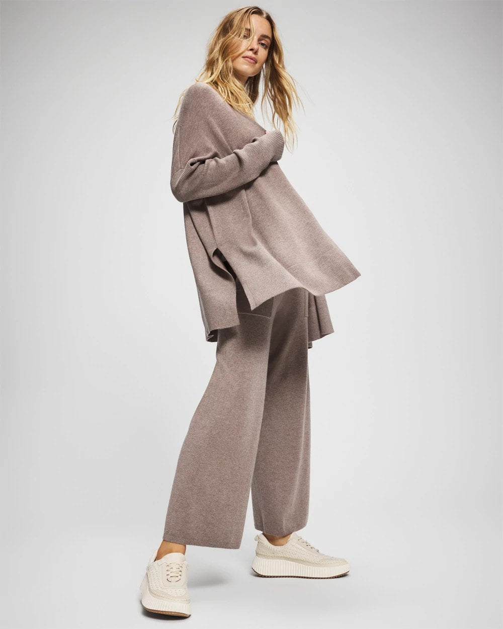 Premier Knit Sweater Wrap - HEATHER FAWN | Soma sale