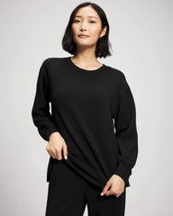 Modern Modal Crewneck Sweatshirt - BLACK | Soma near me