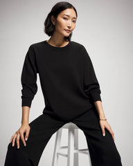 Modern Modal Crewneck Sweatshirt - BLACK | Soma near me