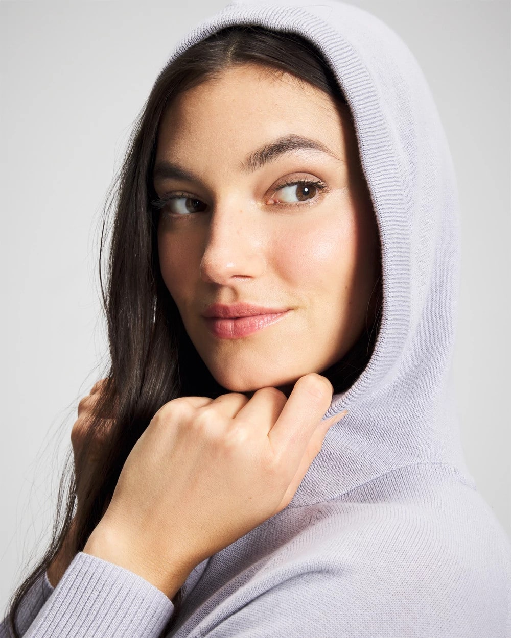 Cotton Sweater Hoodie - MOONSTONE | Soma for sale