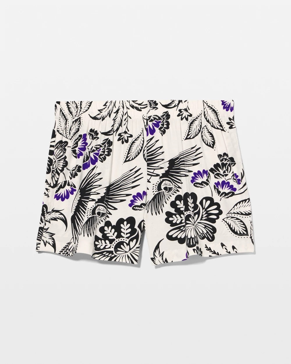 Smocked Waist Pajama Short - FLY BY NIGHT CHMPGNE DRMS | Soma sale