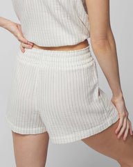 Pajama Shorts - DBL CLOTH BW STRIPE | Soma outlet