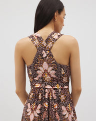 Cross Back Strap Bra Dress - VIVID VINES FRENCH ROAST | Soma discount