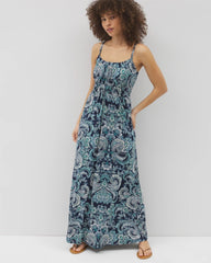 Paradiso Maxi Bra Dress - SHOW OFF PAISLEY NAVY | Soma for sale