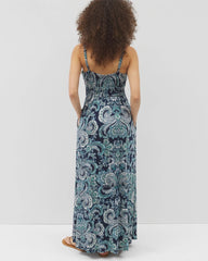 Paradiso Maxi Bra Dress - SHOW OFF PAISLEY NAVY | Soma for sale