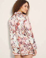 Long-Sleeve Notch Collar Pajama Top - WALK IN THE PARK M CHAMP | Soma on sale