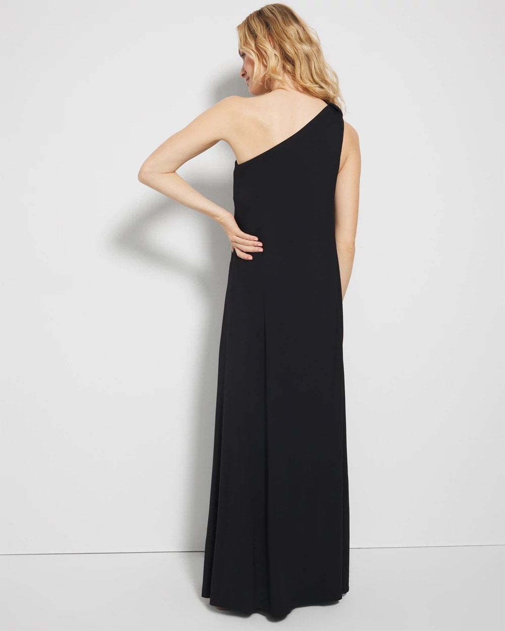 One-Shoulder Maxi Bra Dress - BLACK | Soma discount