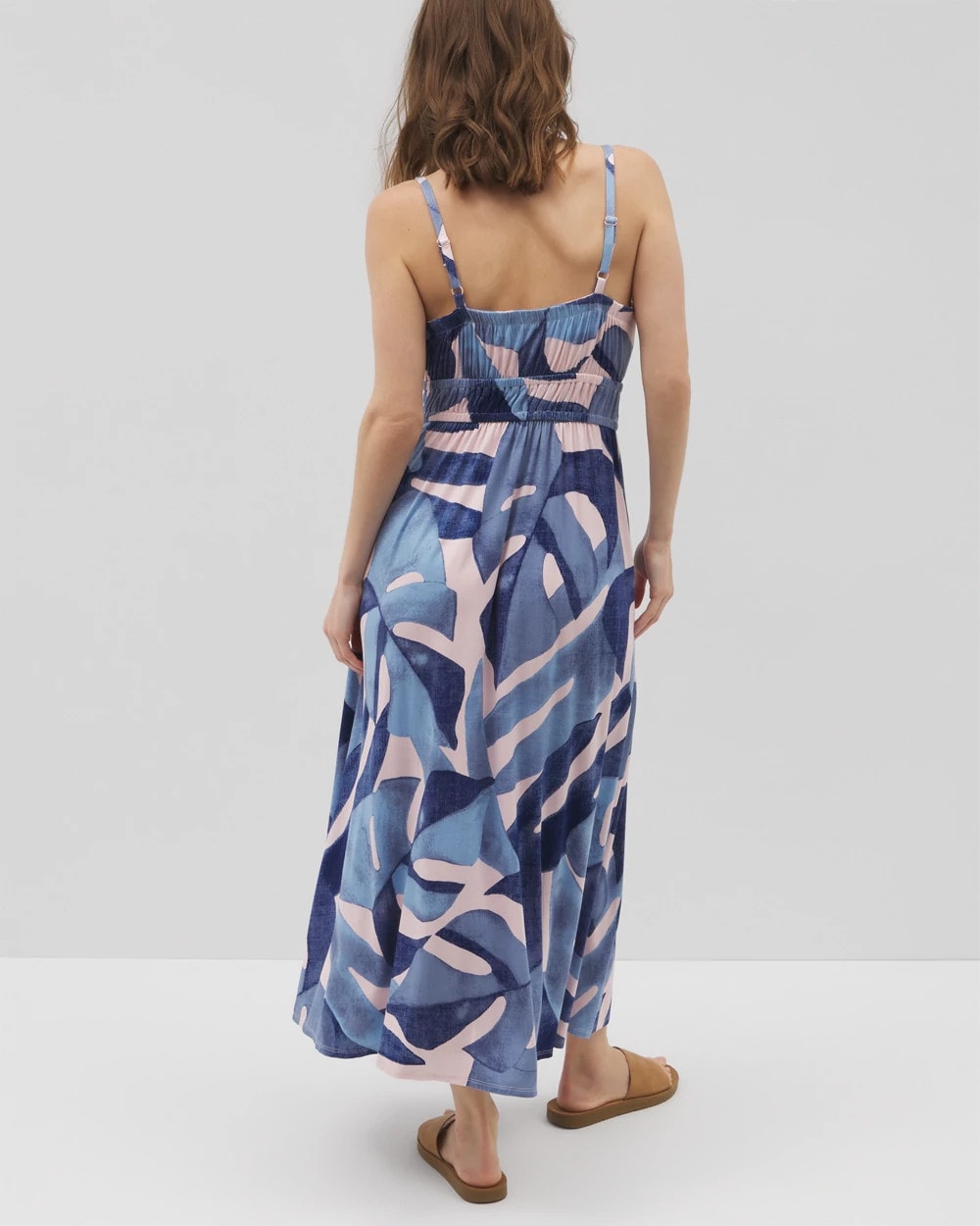 Soft Jersey Paradiso Midi Bra Dress - TROPICAL BREEZE GRAND SKY | Soma Online