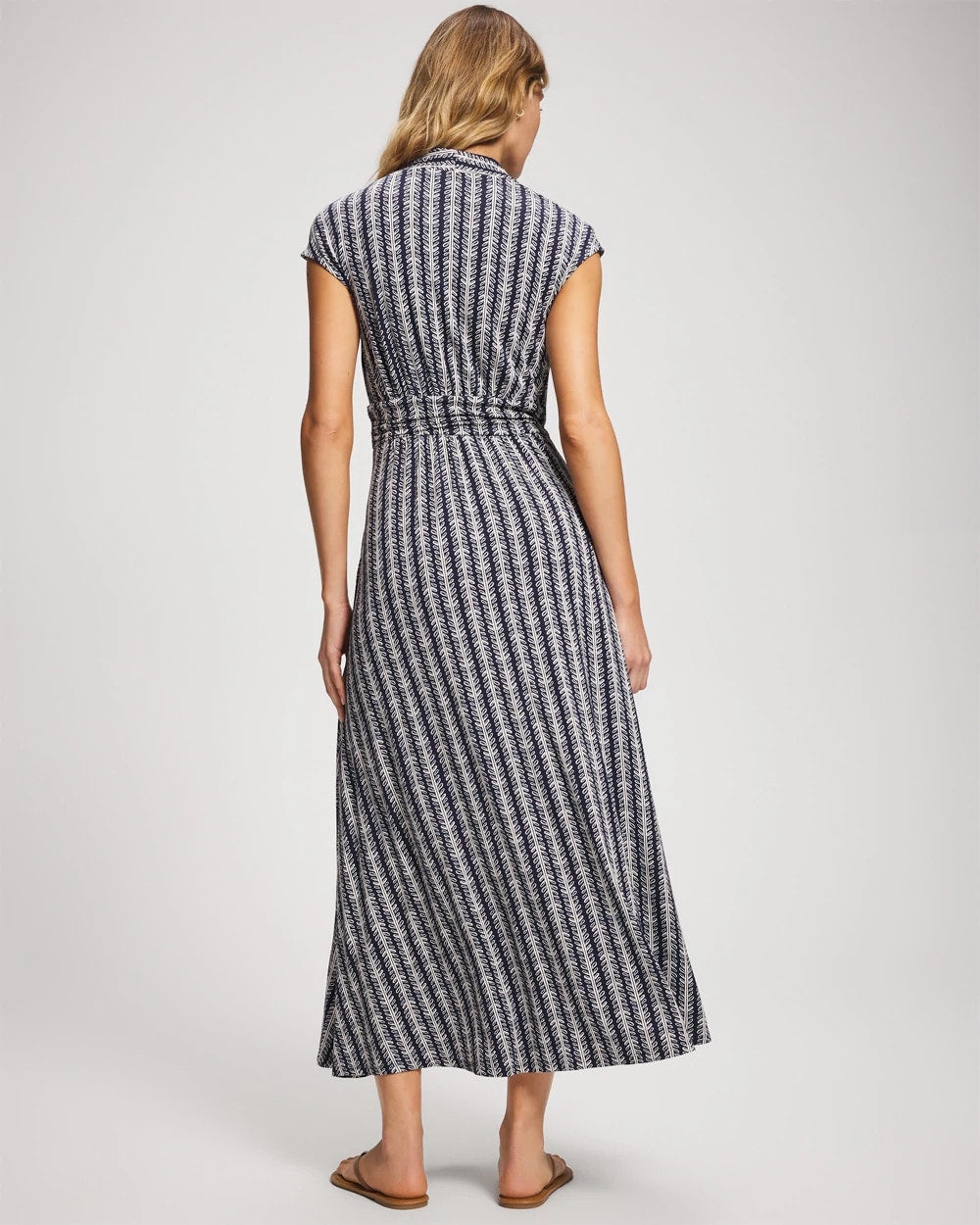 Serenity Maxi Bra Dress - BELLE STRIPE NAVY | Soma outlet