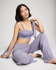 Pointelle Wide Leg Pajama Pant - LAVENDER CLOUD | Soma for sale