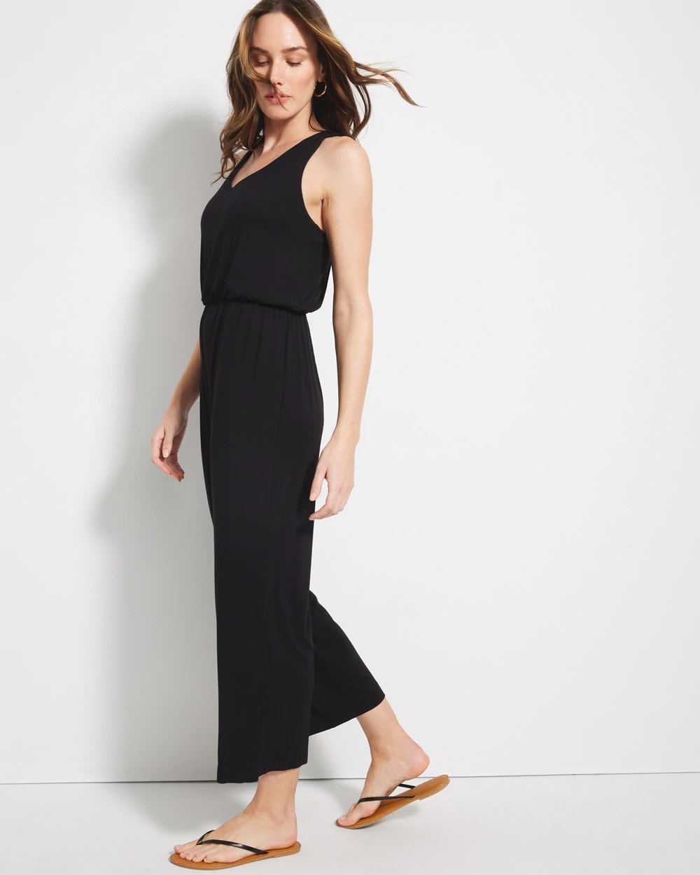 Soleil Ankle Jumpsuit - BLACK | Soma on sale