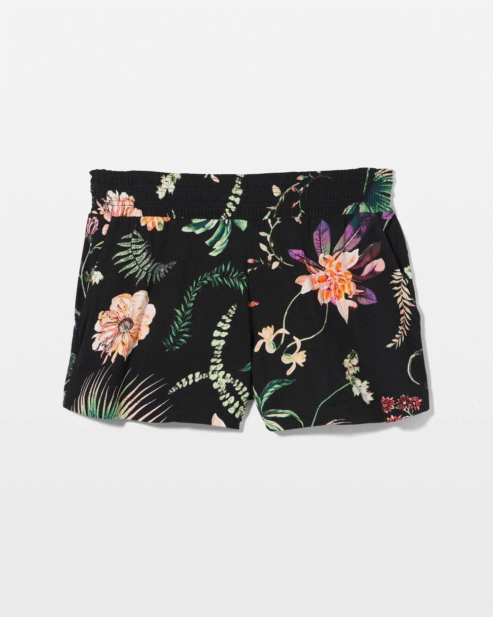 Pajama Shorts - PARADISE PLUMES BLACK | Soma on sale