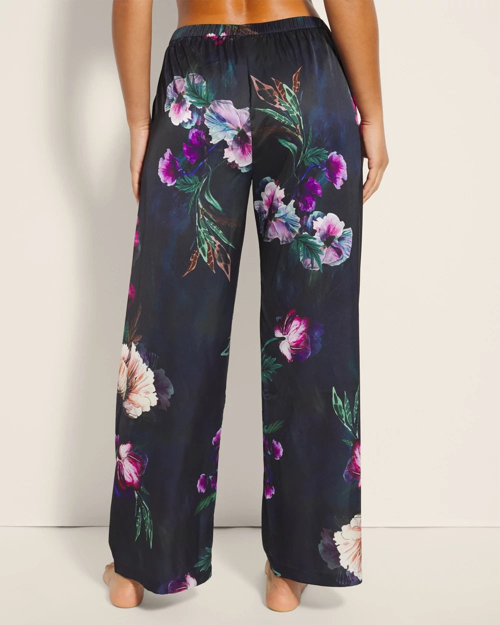 Printed Pajama Pants - FLEUR EVER DRAMA NAVY | Soma on sale