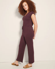 Wide-Leg Jumpsuit - PINOT NOIR | Soma near me