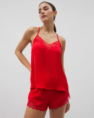 Lace Trim Pajama Cami - DARE ME RED | Soma near me